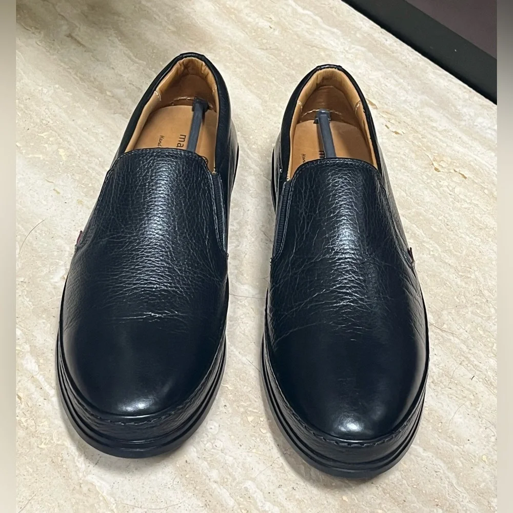 NWOT Marc Joseph Men’s Victor Rd Leather Loafers